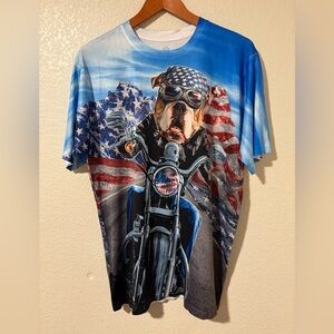 American Bulldog Biker Tee